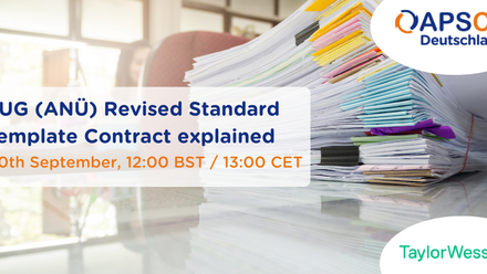 AUG (ANÜ) Revised Standard Template Contract explained